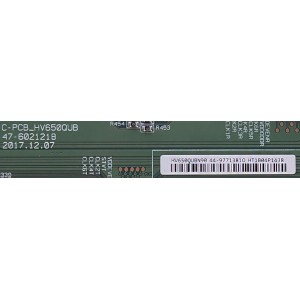 T-CON PARA TV SHARP (( NUEVA)) / NUMERO DE PARTE 44-9771381O / 47-6021218 / C-PCB_HV650QUB / HV650QUBN90 / PANEL HD650S1U71\S8\GM\ROH / HV650QUB-N90 / MODELOS LC-65Q7300U / RNSMU6536 / 65PFL5604/F7	